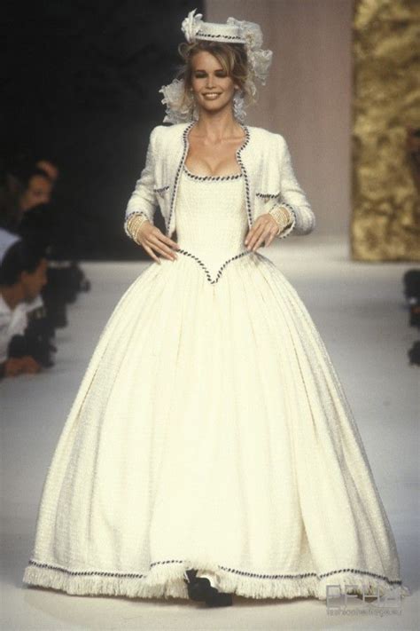 chanel fall 1992 couture|chanel 1992 dresses.